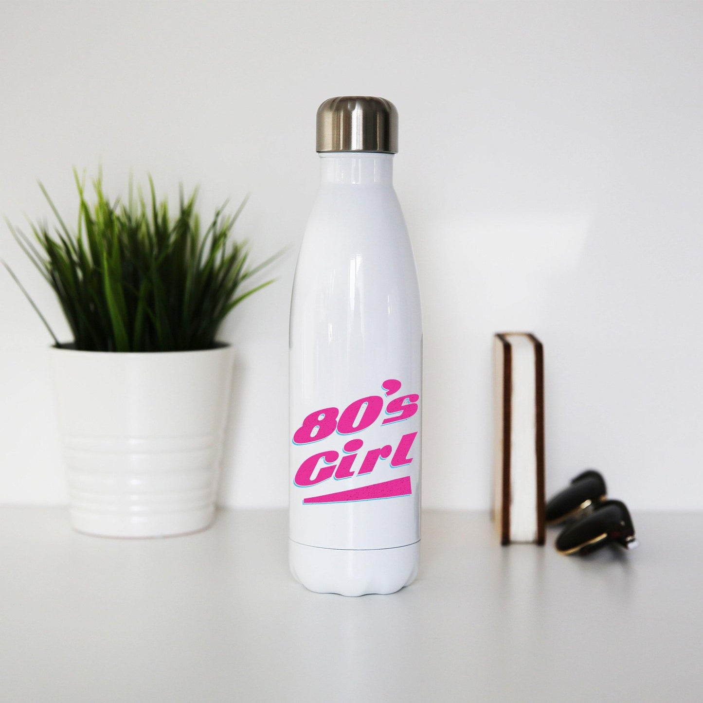 80's girl retro Water bottle stainless steel reusable
