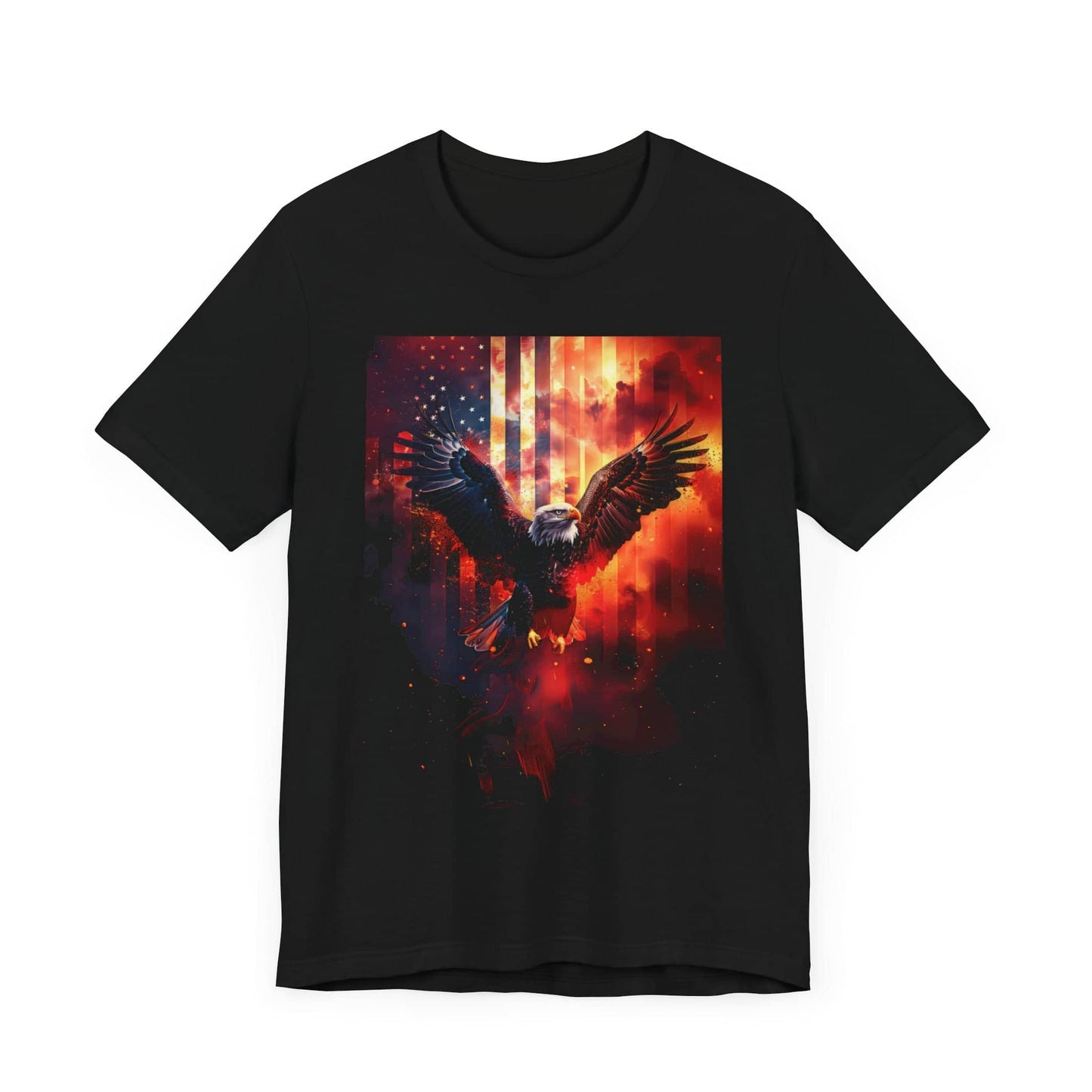 Majestic Flight: Liberty Eagle T-Shirt Unisex Jersey Short Sleeve Tee