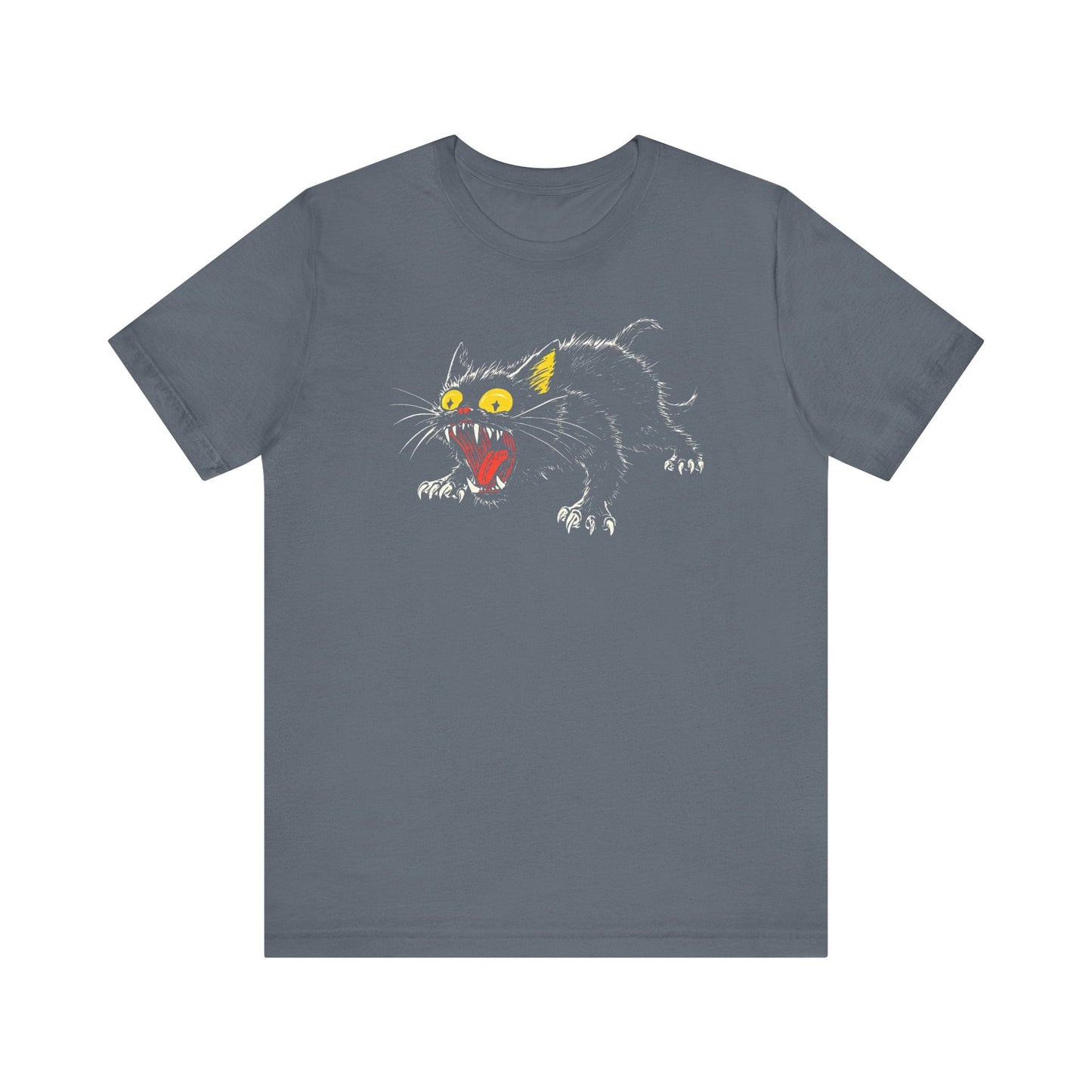 Fierce Black Cat Graphic Tee