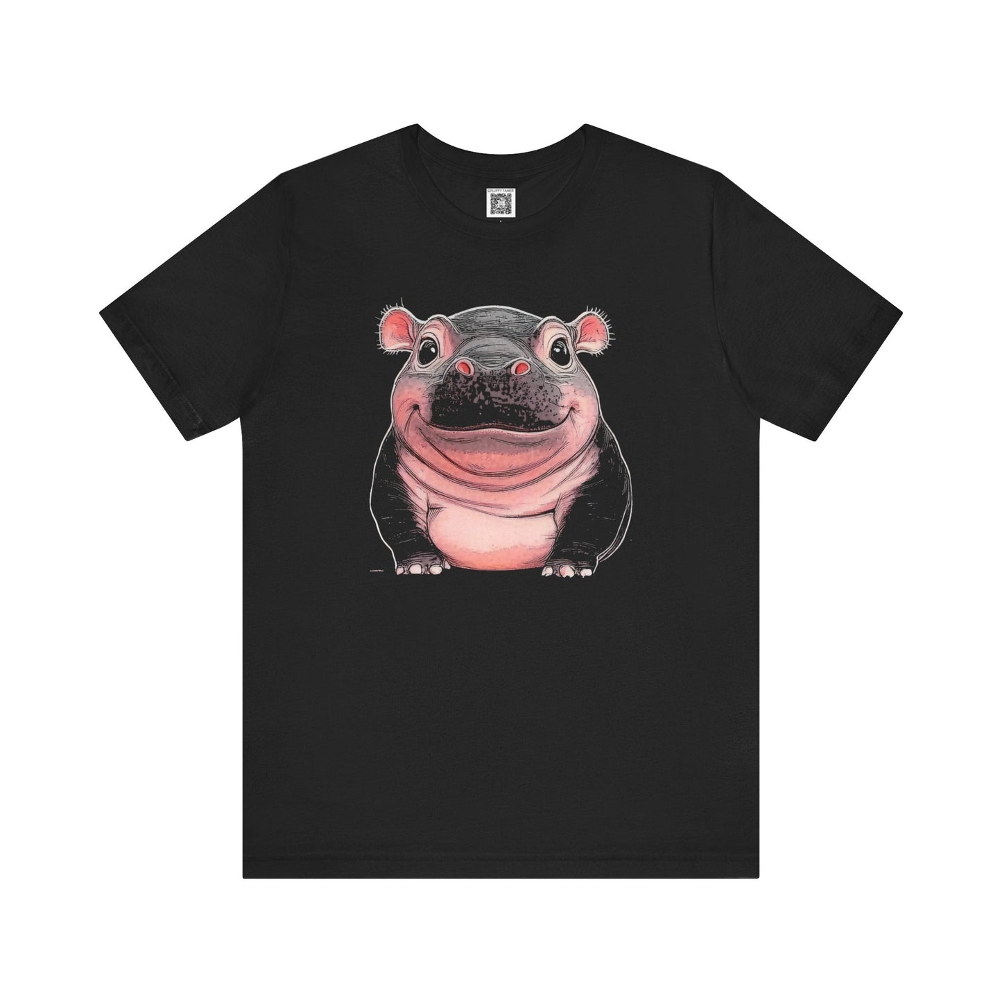 Cute Hippo Graphic T-Shirt Style005