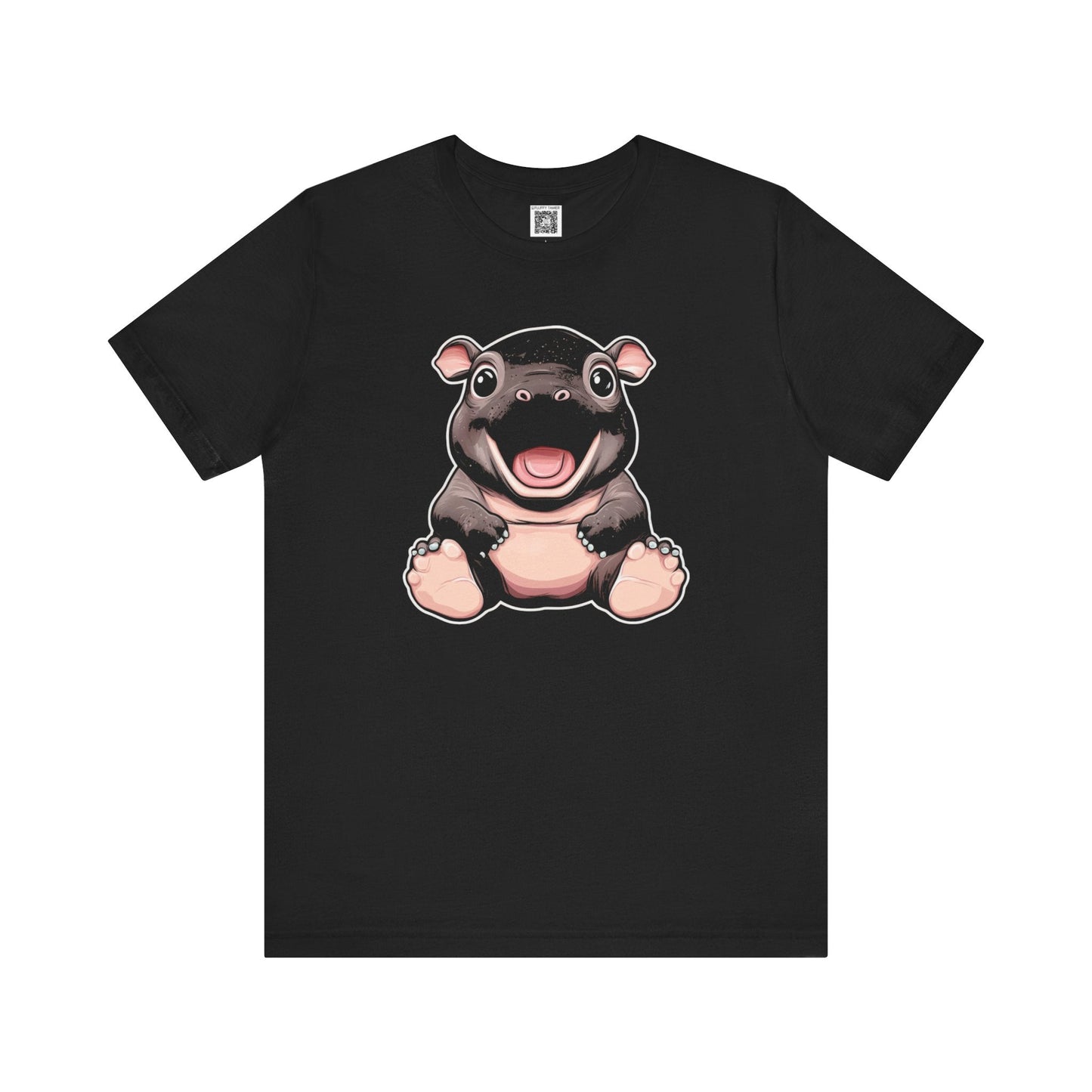 Cute Hippo Graphic T-Shirt Style004