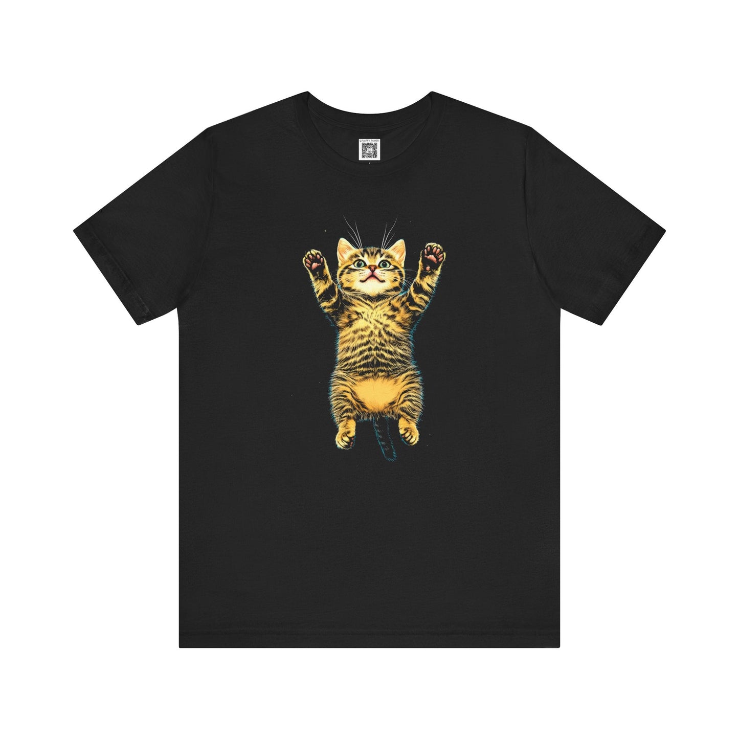 Playful Cat Graphic Tee Style003