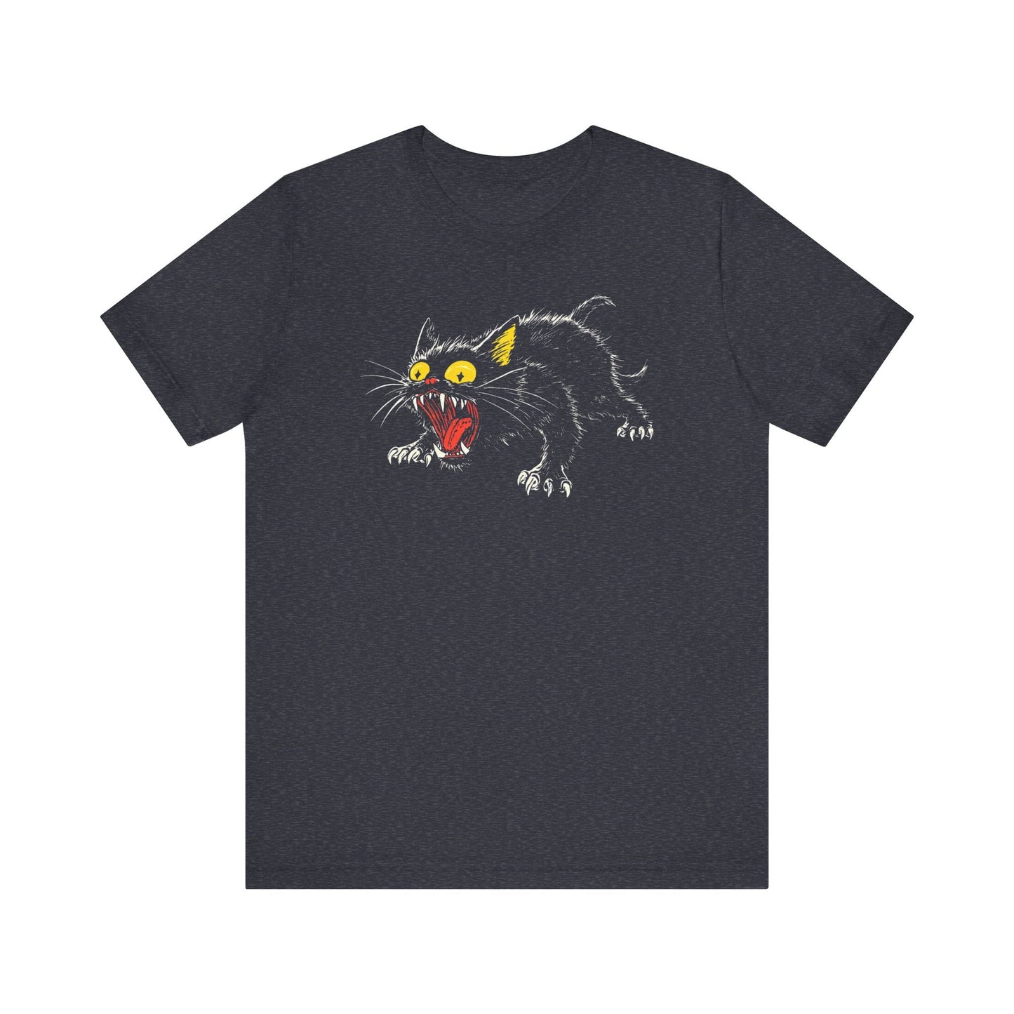Fierce Black Cat Graphic Tee