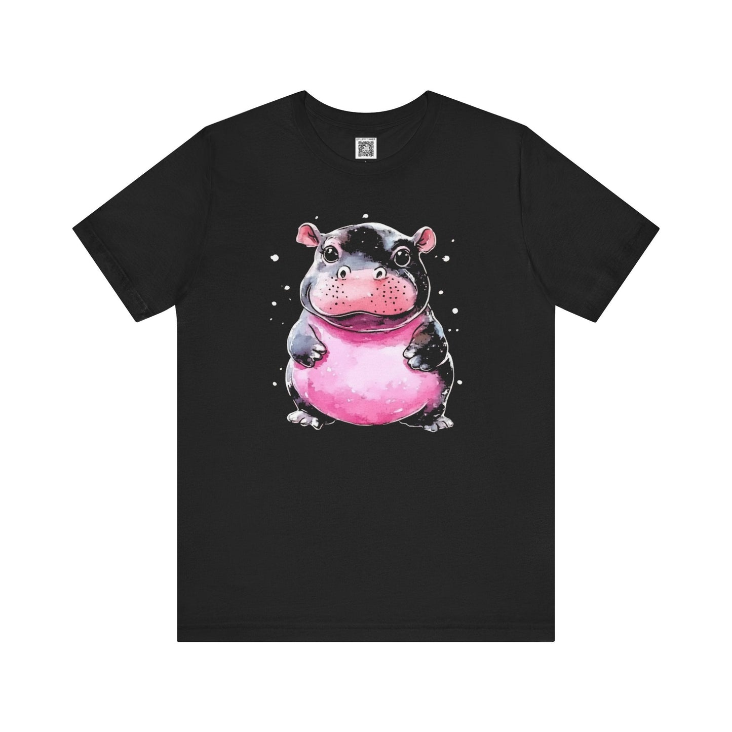 Cute Hippo Graphic T-Shirt Style007