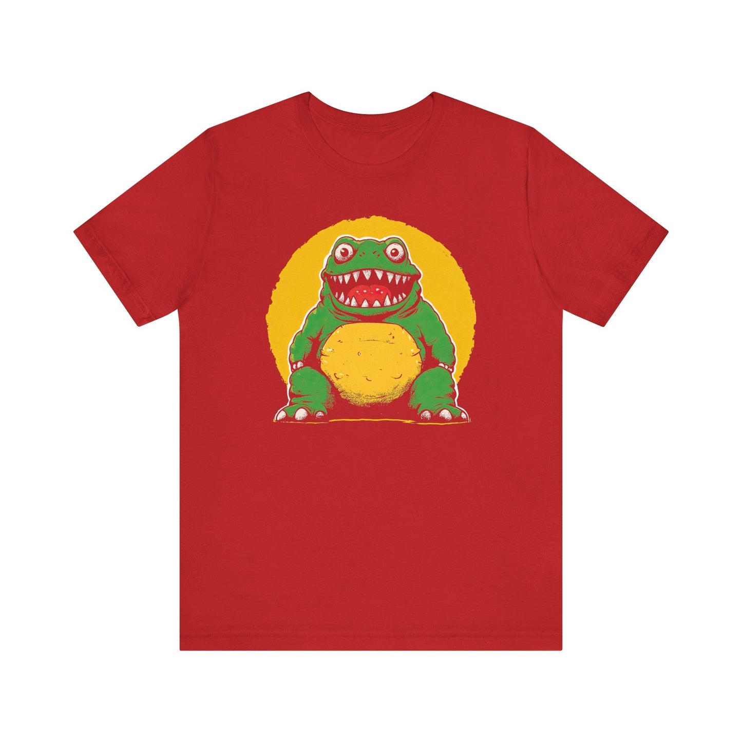 Playful Monster Frog Graphic Tee