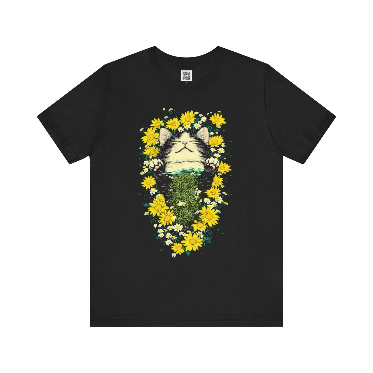 Floral Cat Graphic Tee