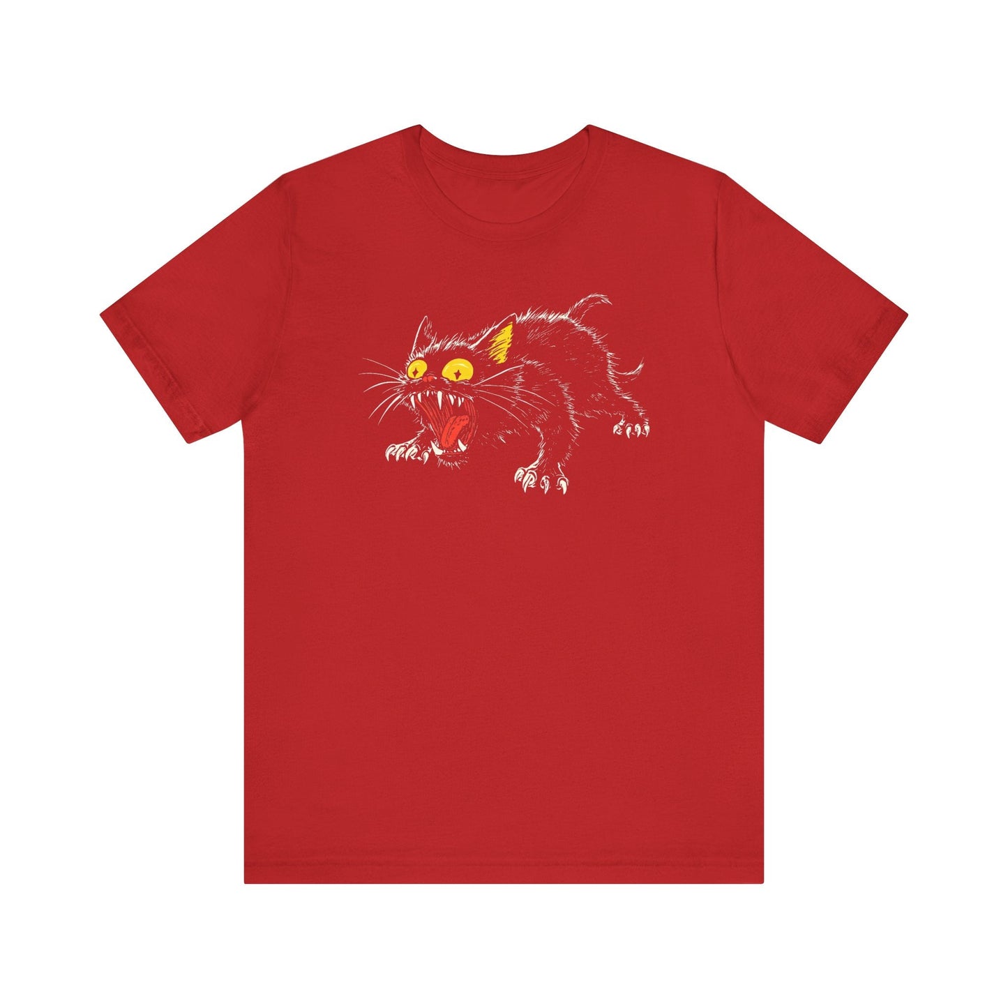 Fierce Black Cat Graphic Tee