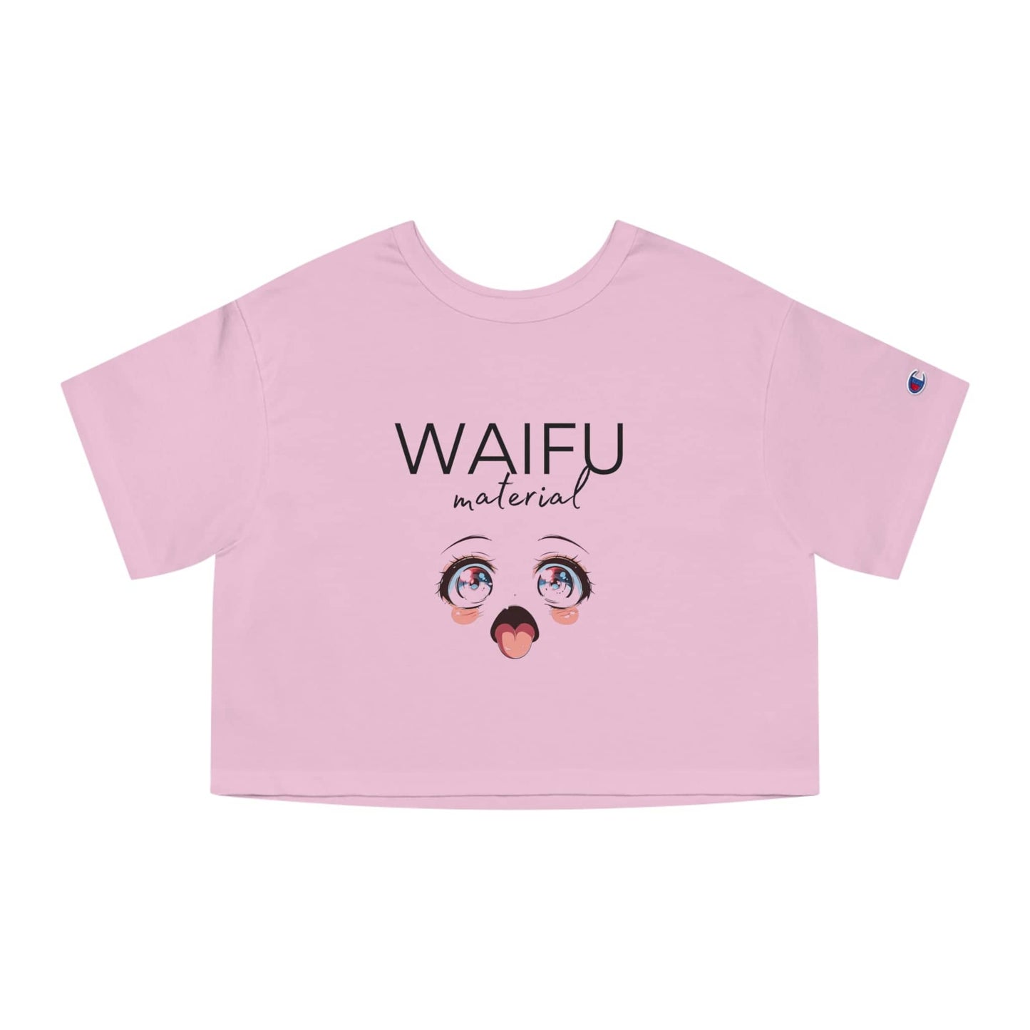 Anime Eyes Waifu Champion Women's Heritage Cropped T-Shirt