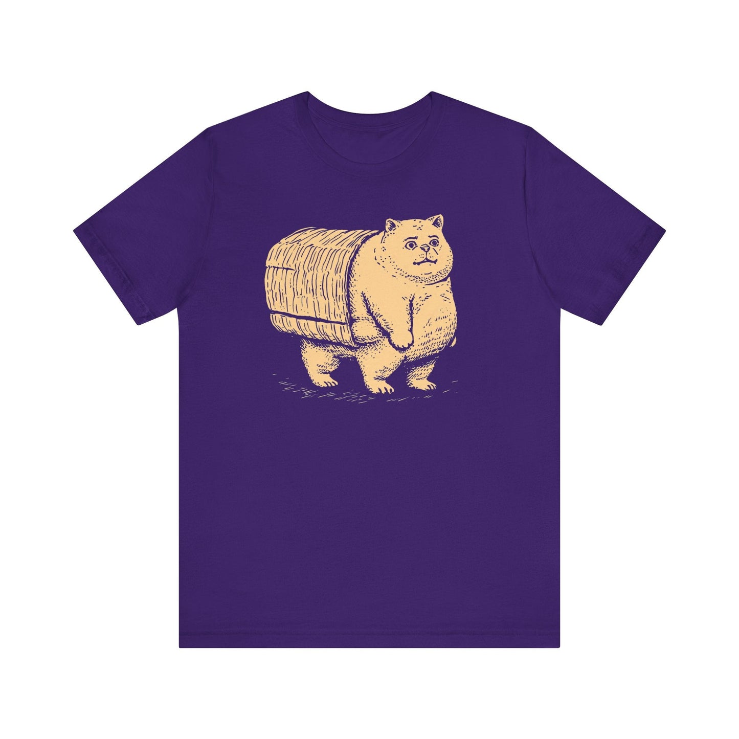 Cat Carrying Basket Graphic Tee
