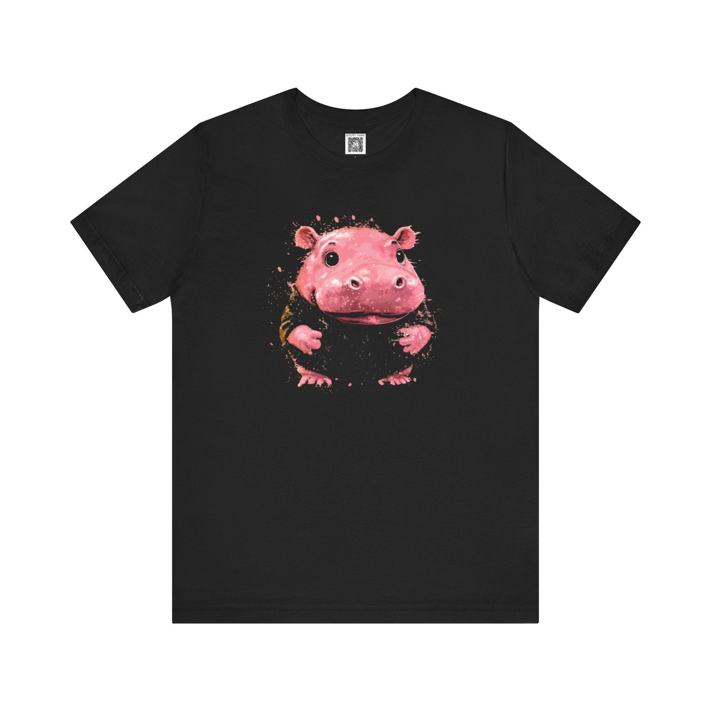 Cute Hippo Graphic T-Shirt Style006