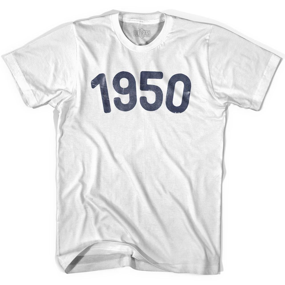 1950 Year Celebration Womens Cotton T-shirt Style001