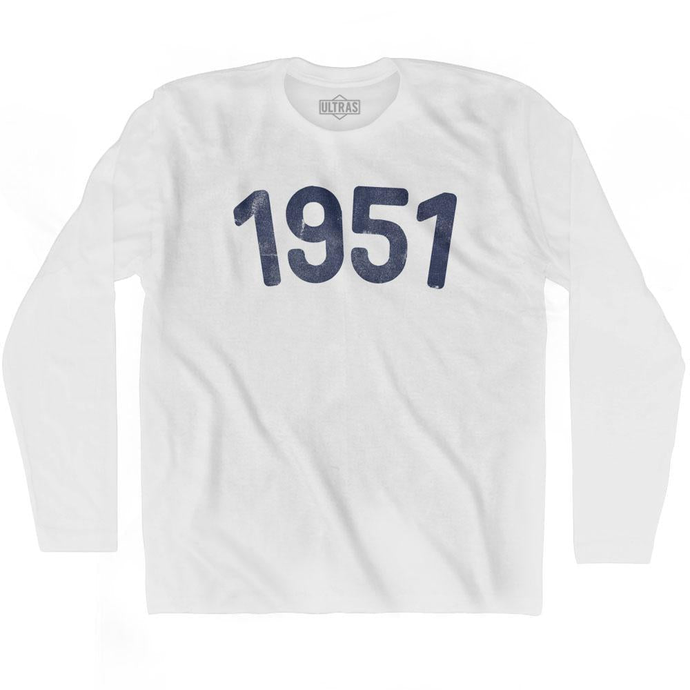 1951 Year Celebration Adult Cotton Long Sleeve T-shirt Style001