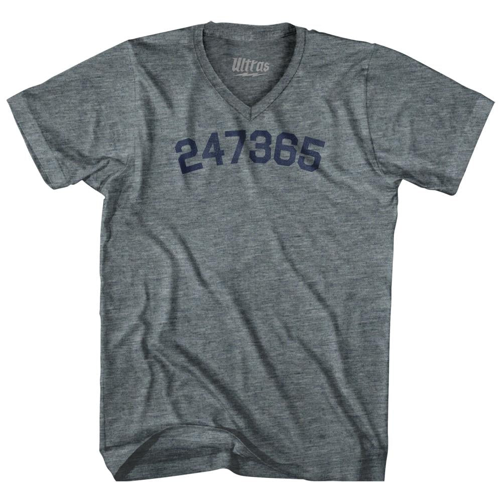 247365 Tri-Blend V-neck Womens Junior Cut T-shirt