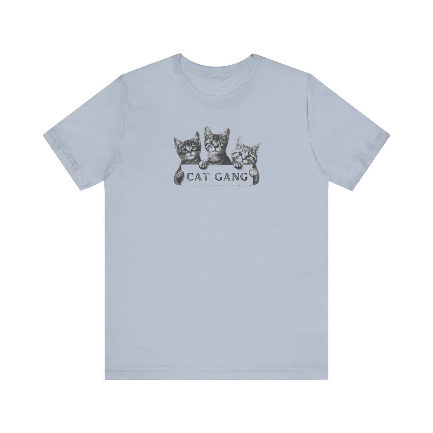 Cat Gang Shirt Funny Cat Lover Kitten Unisex Jersey Short Sleeve Tee