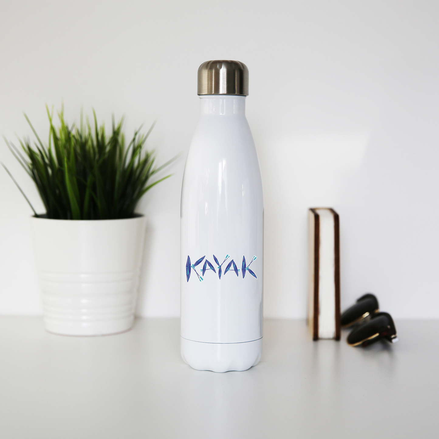 Kayak sport water bottle stainless steel reusable