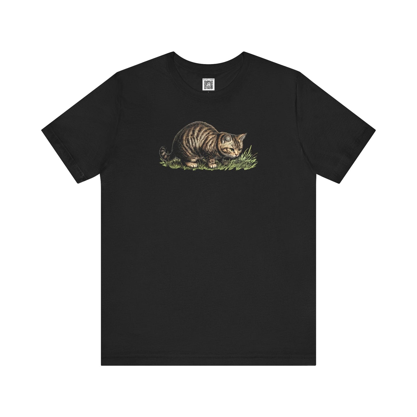 Artistic Cat Graphic Tee Style001