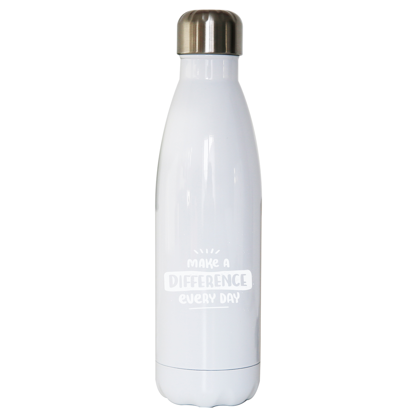 Make a difference water bottle stainless steel reusable