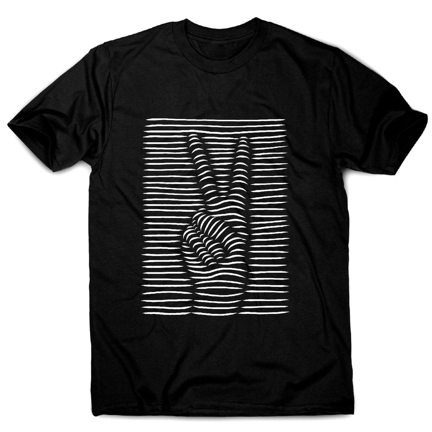 3d peace sign - men's funny illustrations t-shirt