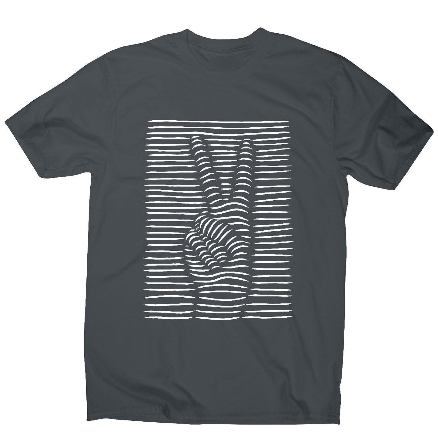 3d peace sign - men's funny illustrations t-shirt