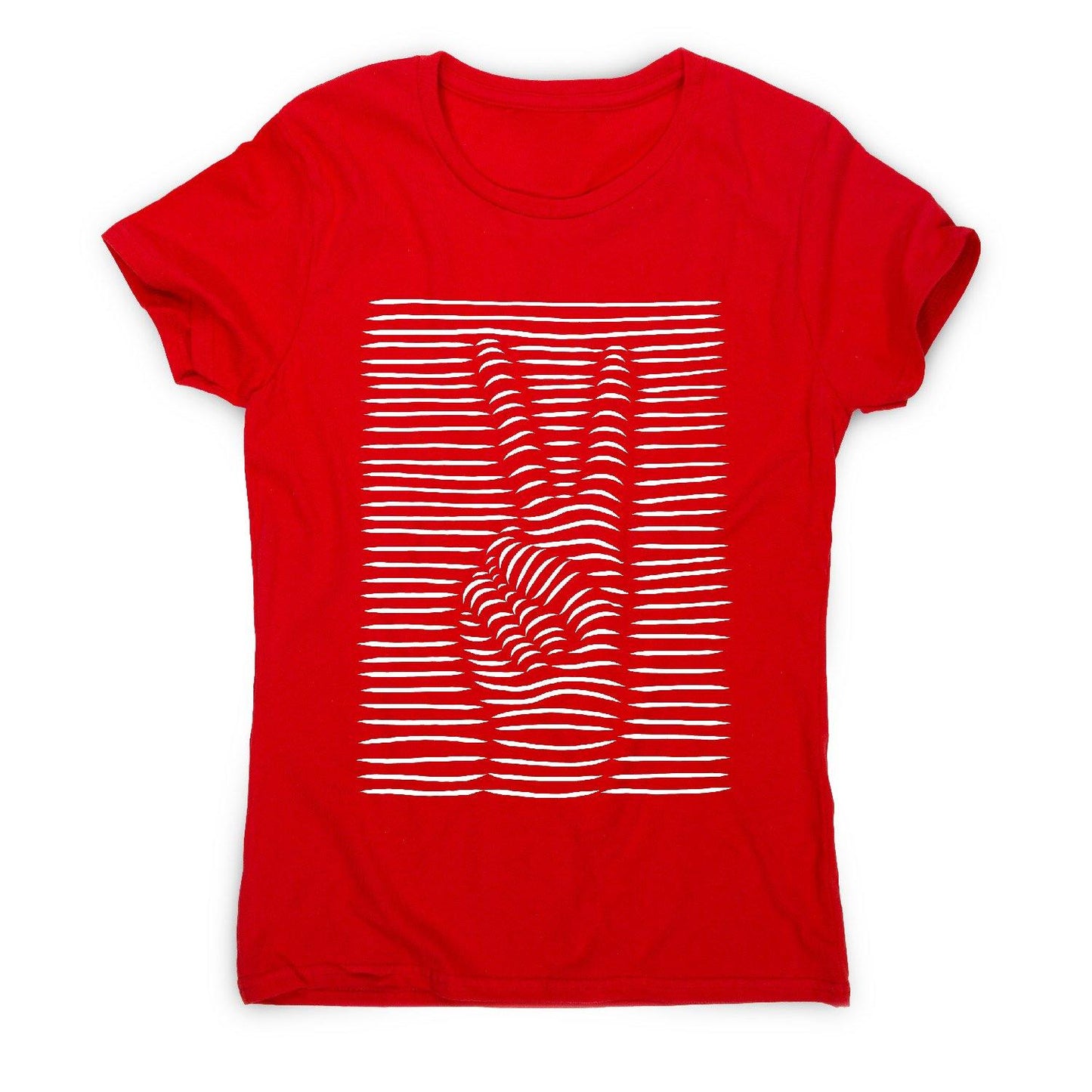 3d peace sign - women's funny illustrations t-shirt