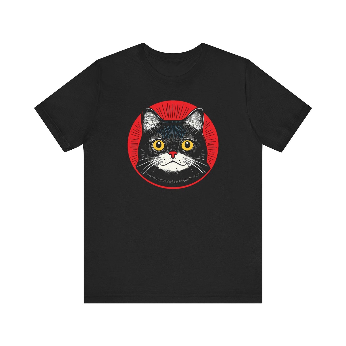 Cat Graphic T-Shirt Style001