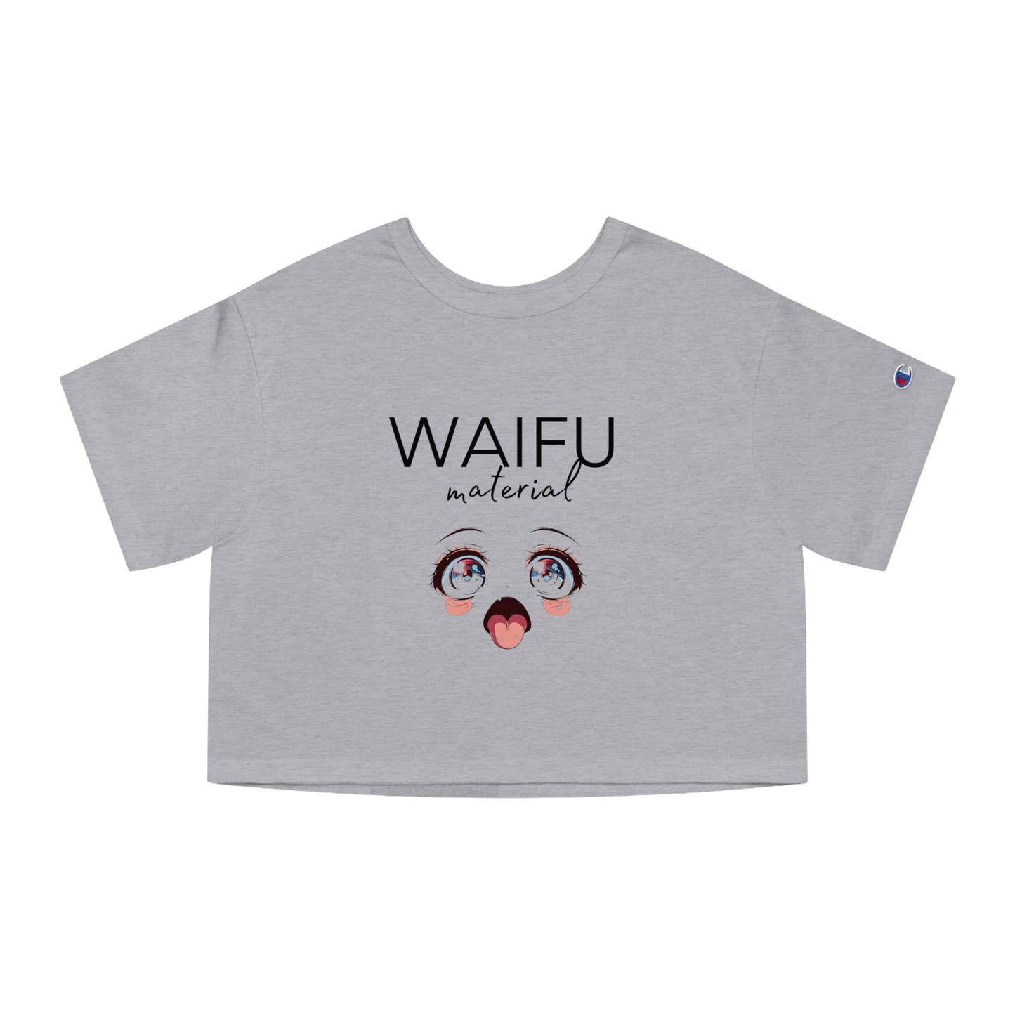Anime Eyes Waifu Champion Women's Heritage Cropped T-Shirt