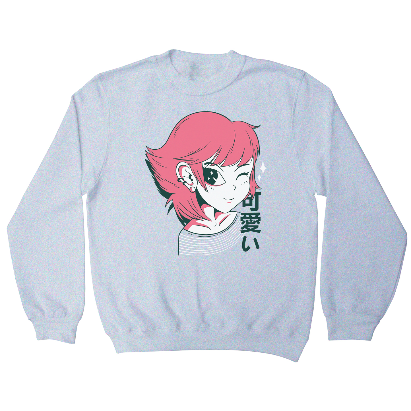 Kawaii anime girl sweatshirt