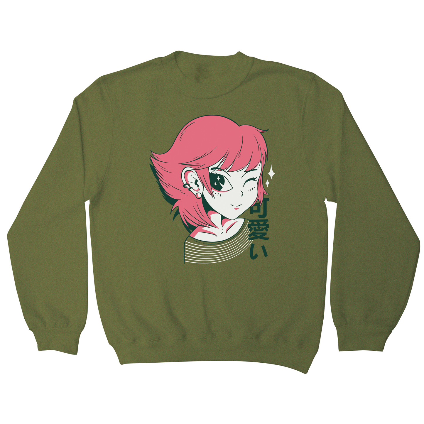 Kawaii anime girl sweatshirt