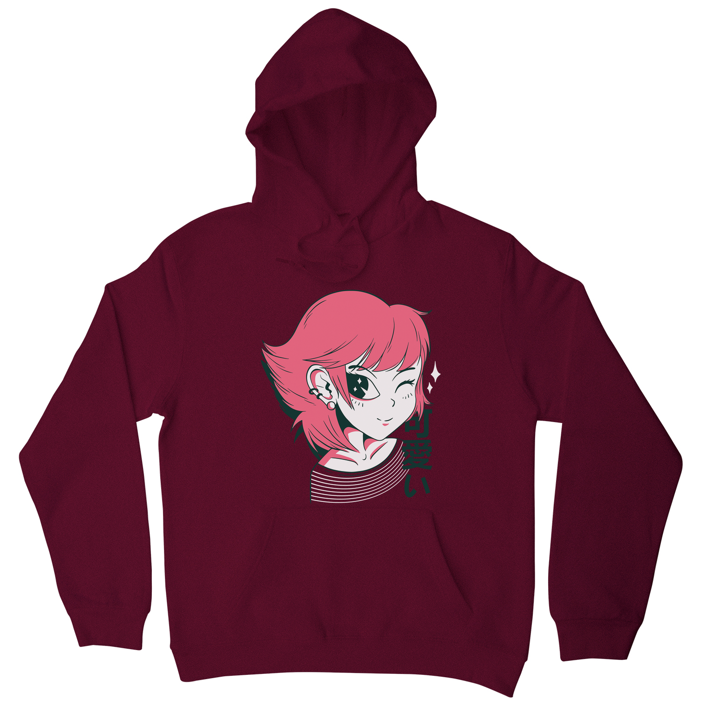 Kawaii anime girl hoodie