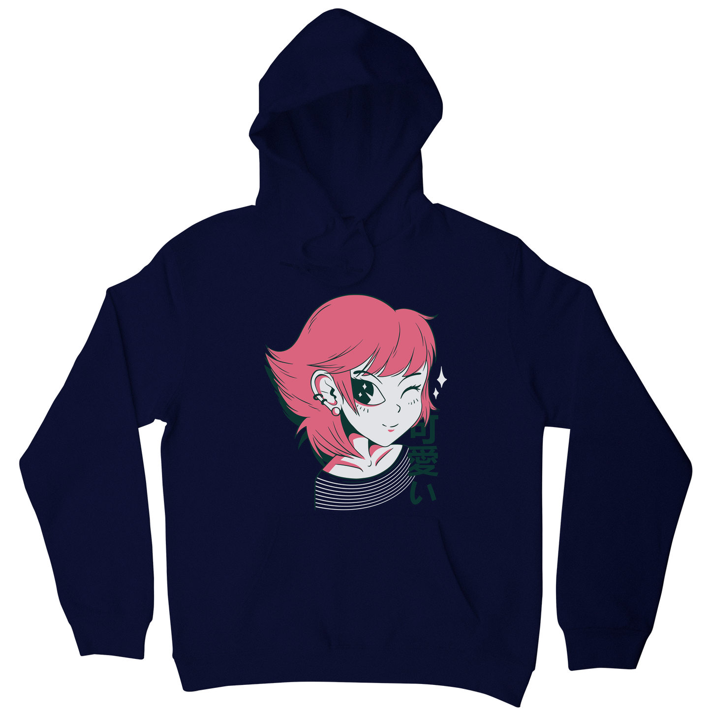 Kawaii anime girl hoodie