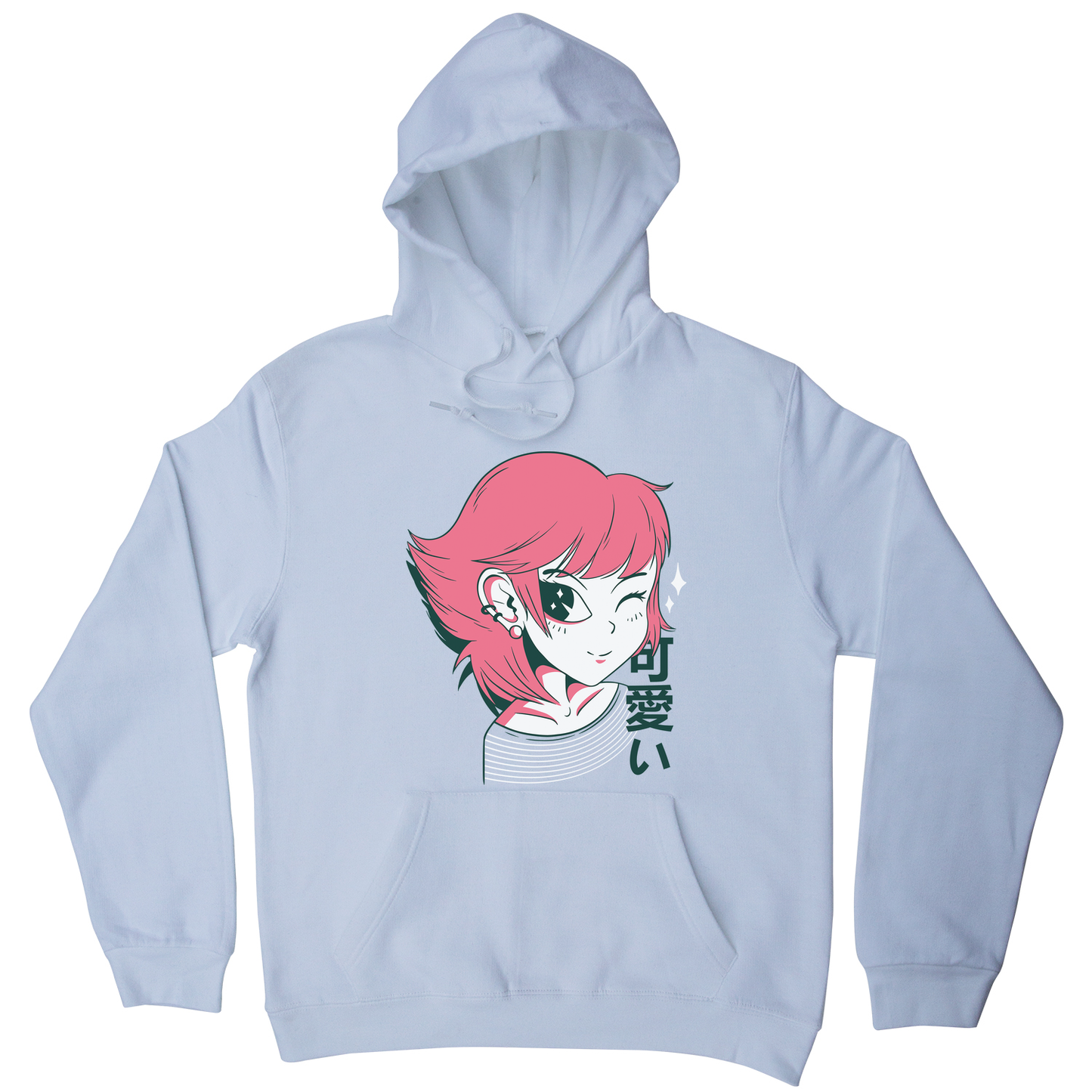 Kawaii anime girl hoodie