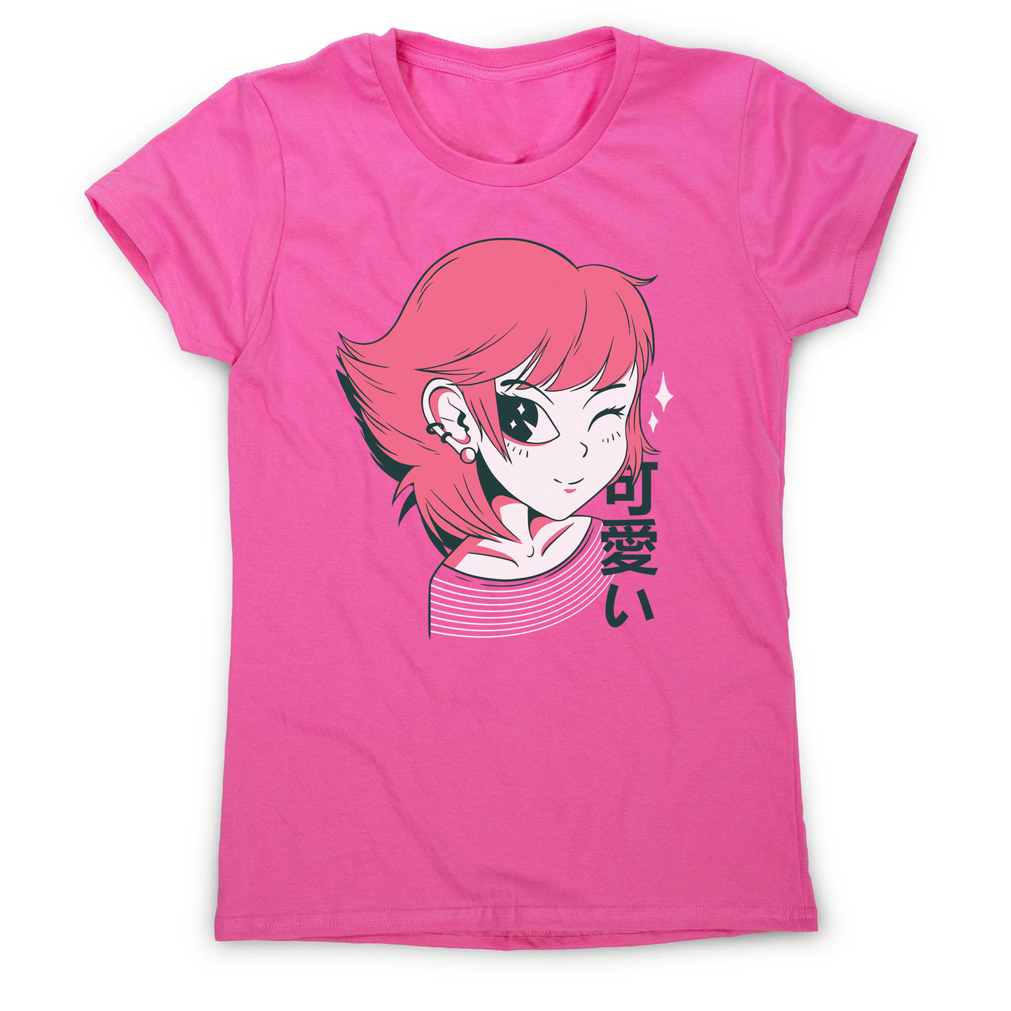 Kawaii anime girl women's t-shirt