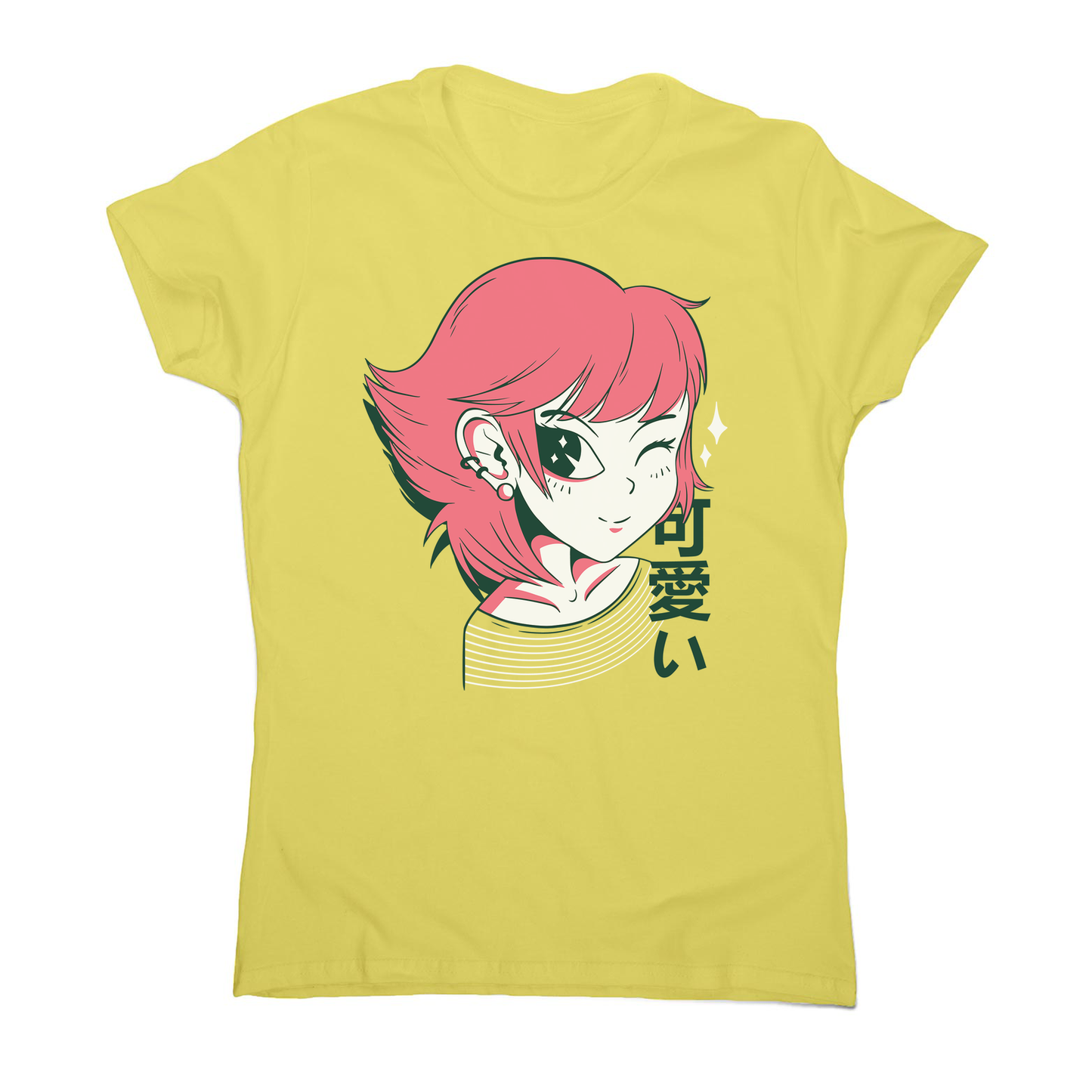 Kawaii anime girl women's t-shirt