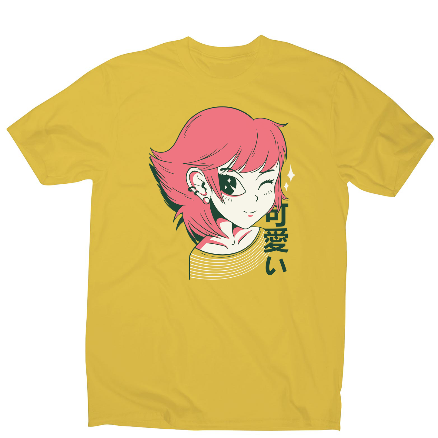 Kawaii anime girl men's t-shirt