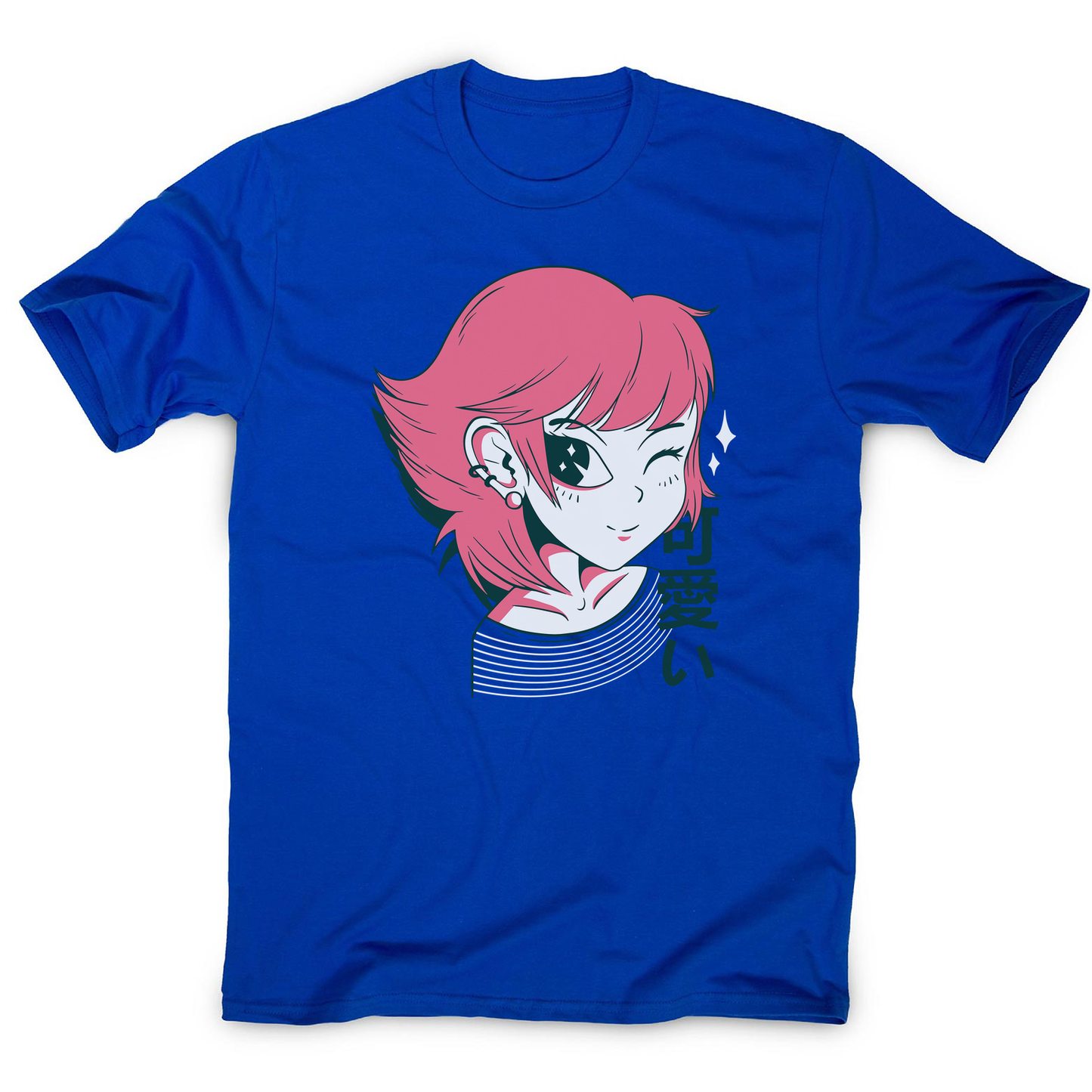 Kawaii anime girl men's t-shirt