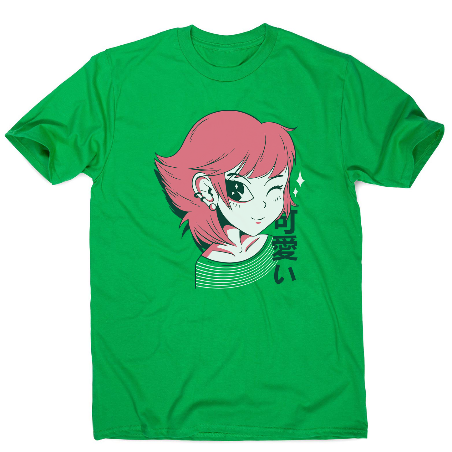Kawaii anime girl men's t-shirt