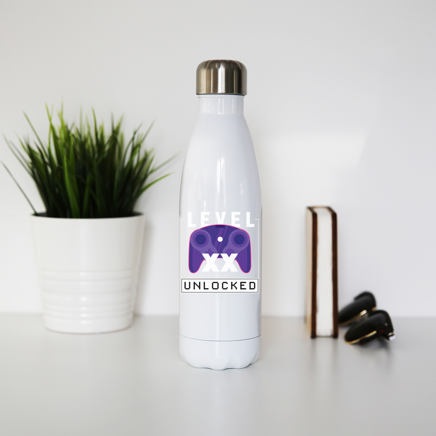 Level xx unlocked water bottle stainless steel reusable
