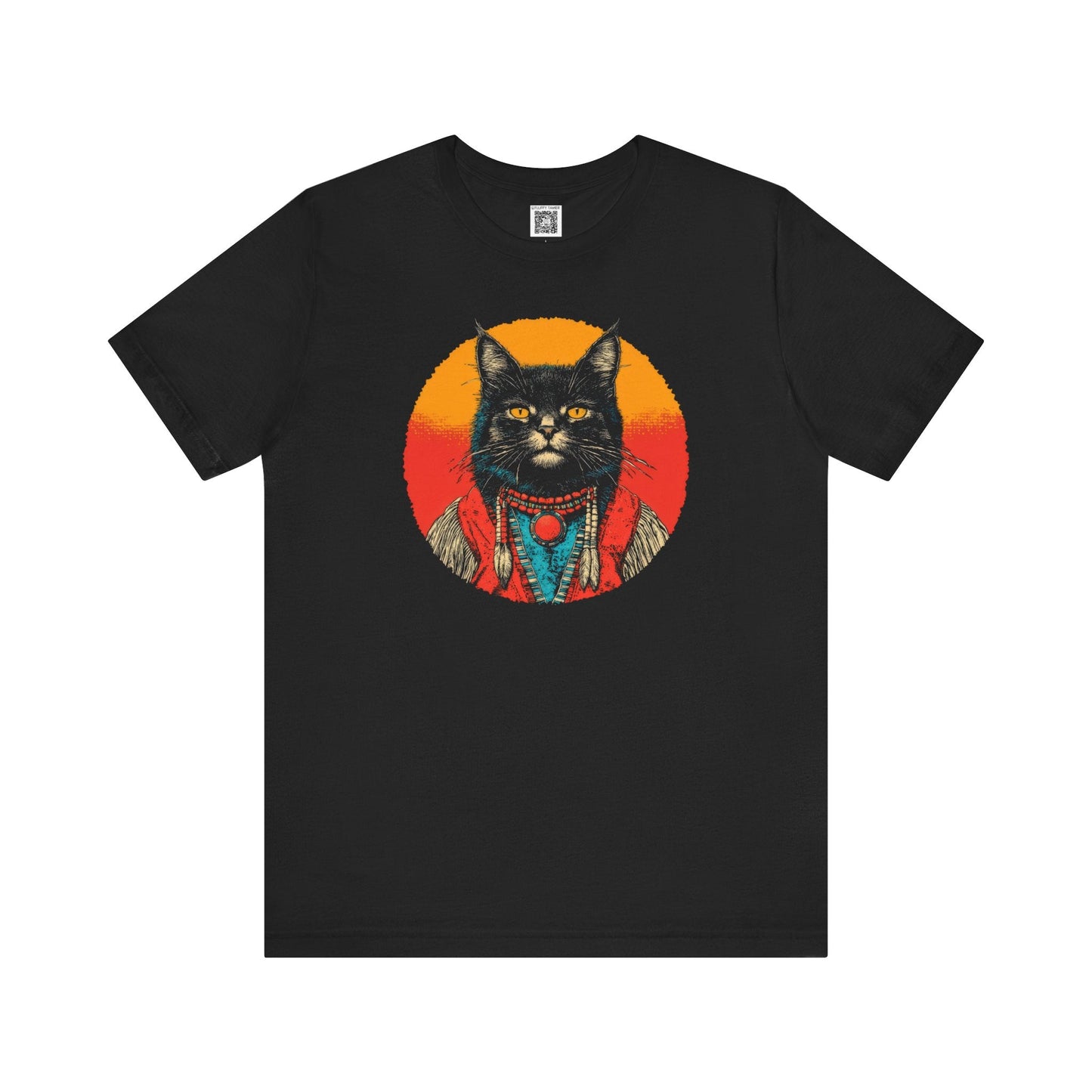 Cat Graphic Tee Style001