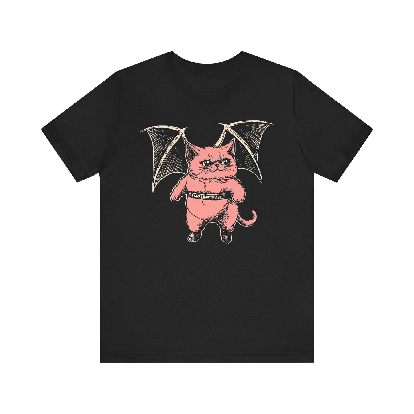 Bat-Winged Cat Graphic Tee