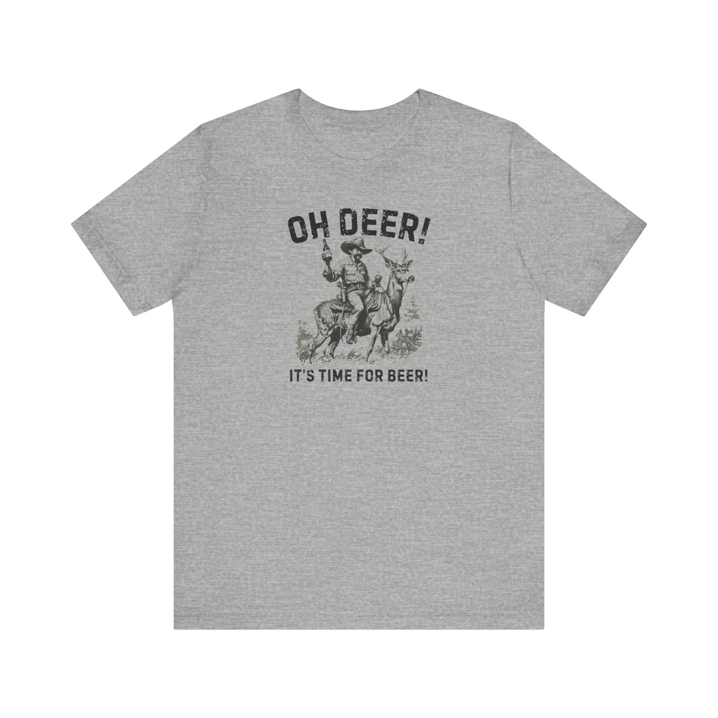Oh Deer Its Time For Beer Shirt Funny Drinking Tee