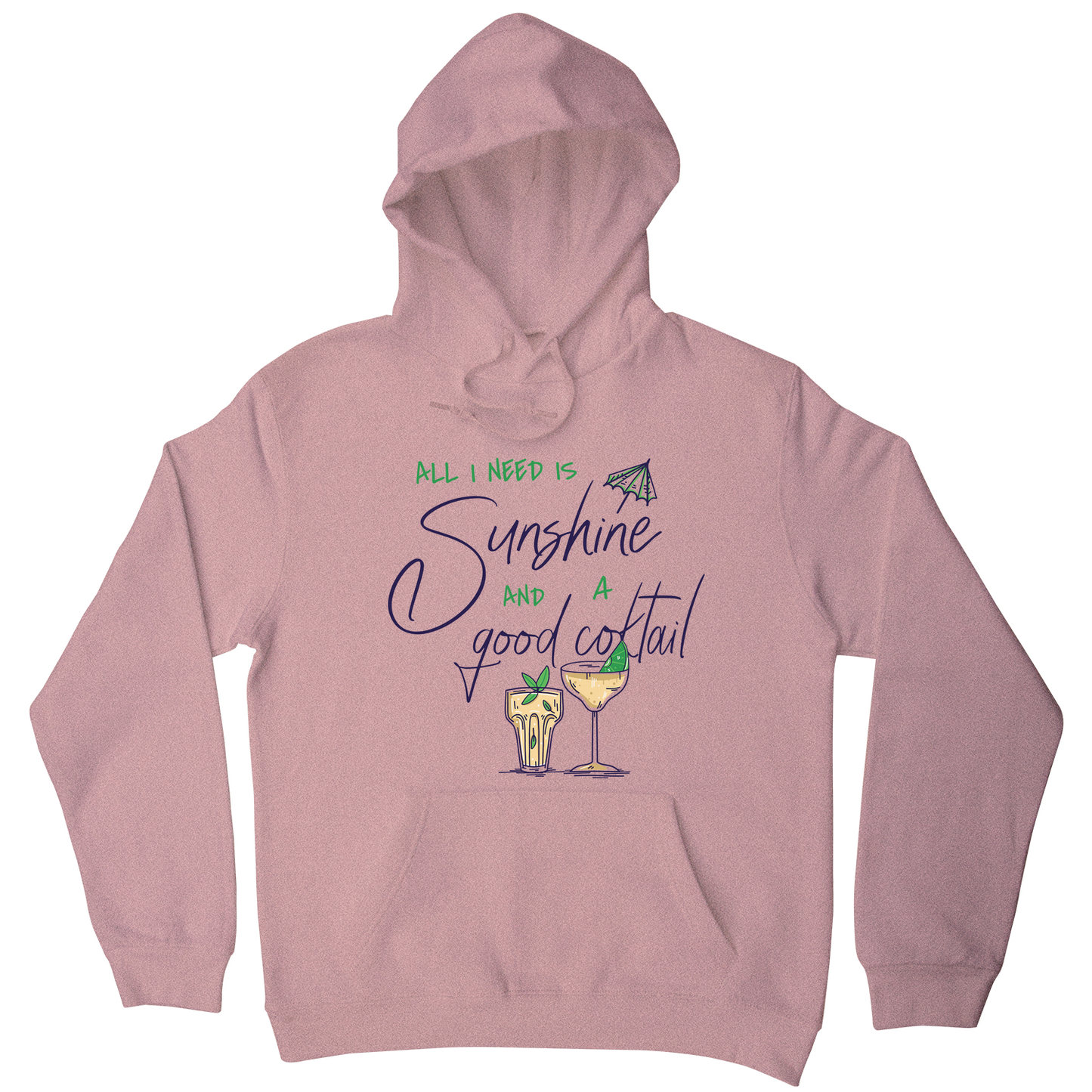 A good cocktail funny drinking hoodie