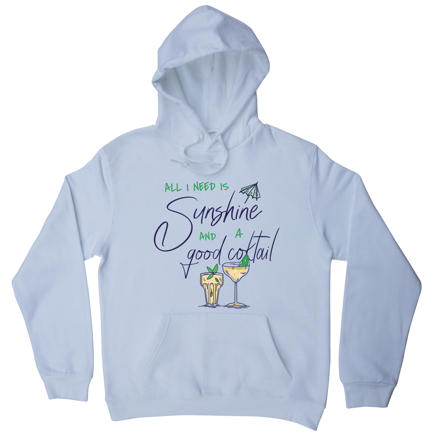 A good cocktail funny drinking hoodie