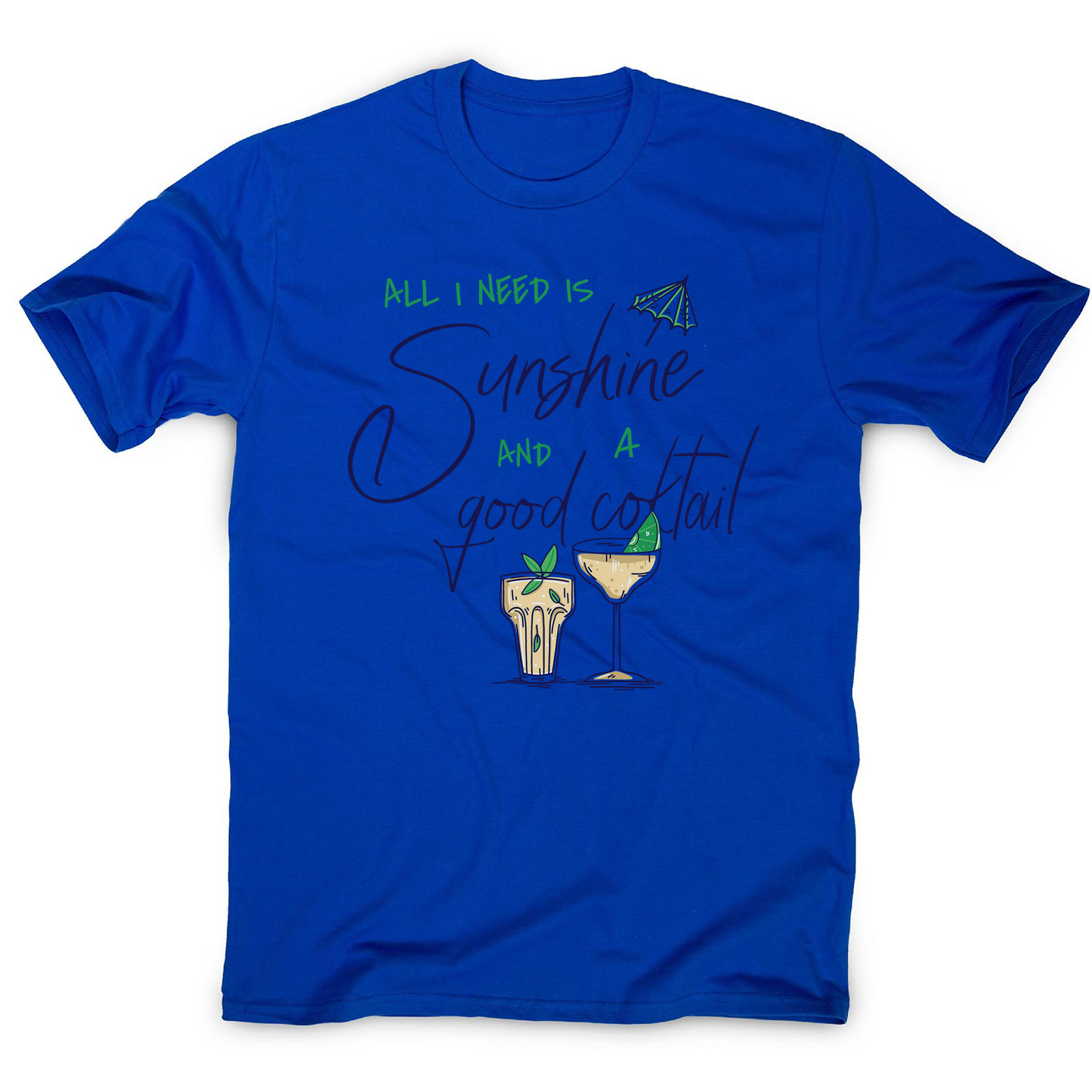A good cocktail funny drinking men's t-shirt