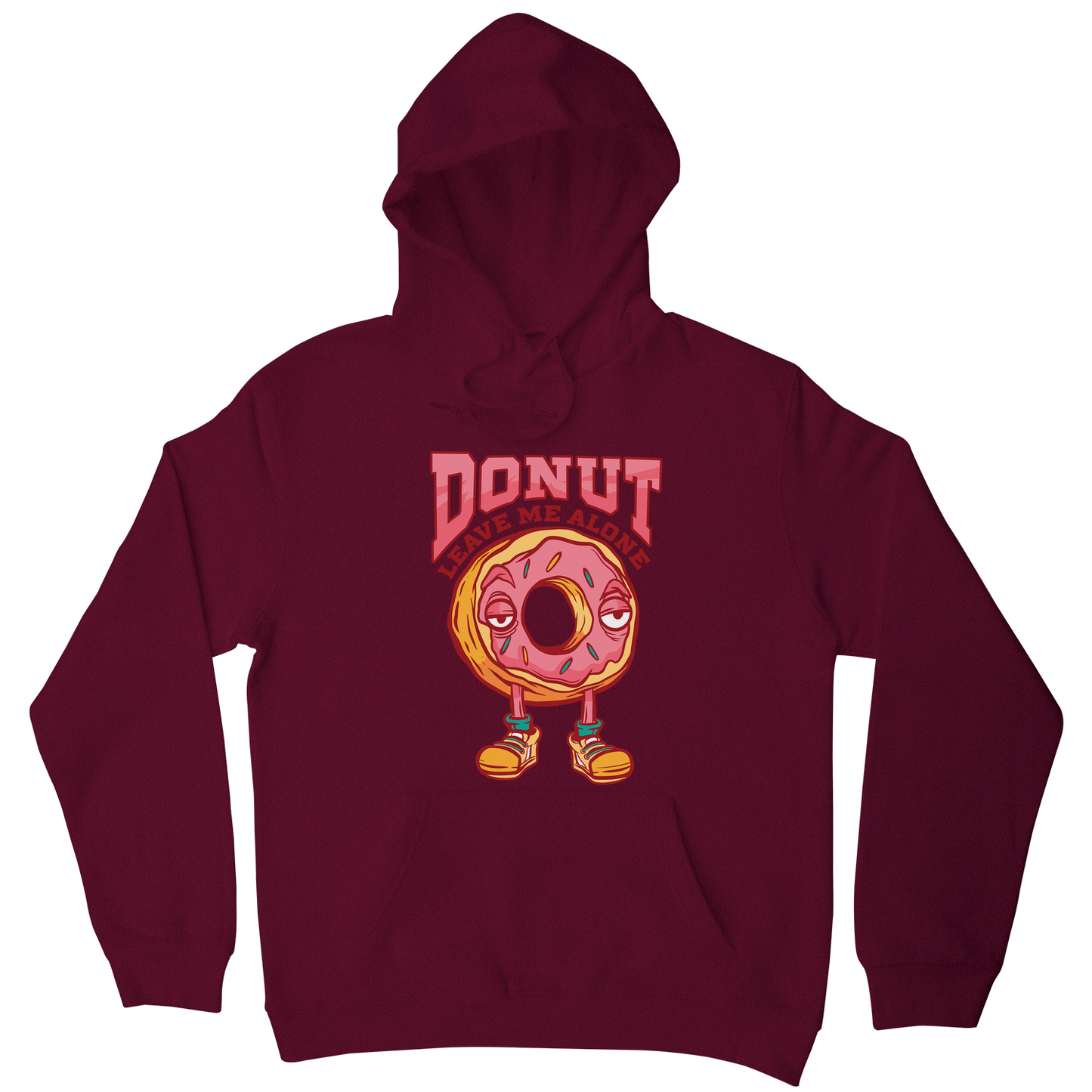 Donut leave me funny food hoodie