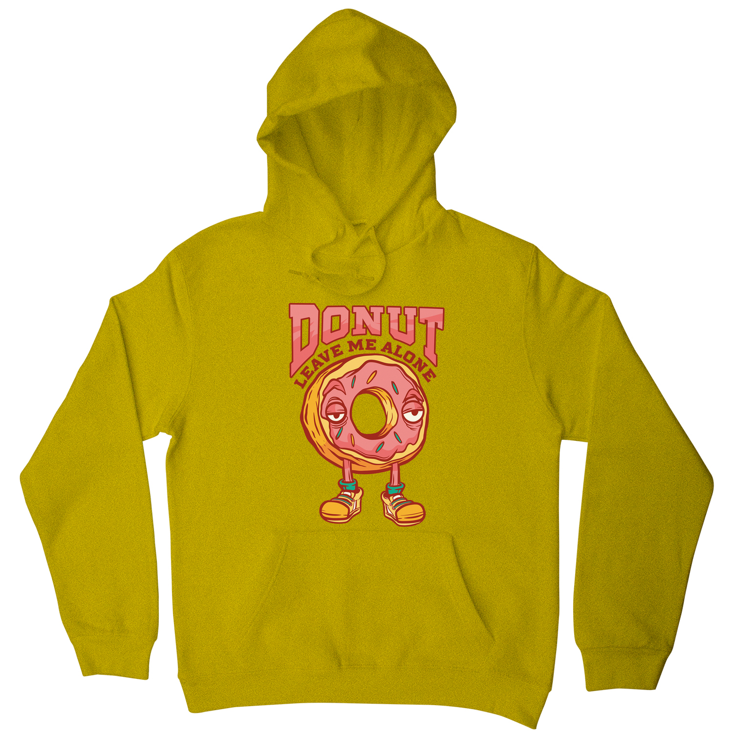Donut leave me funny food hoodie