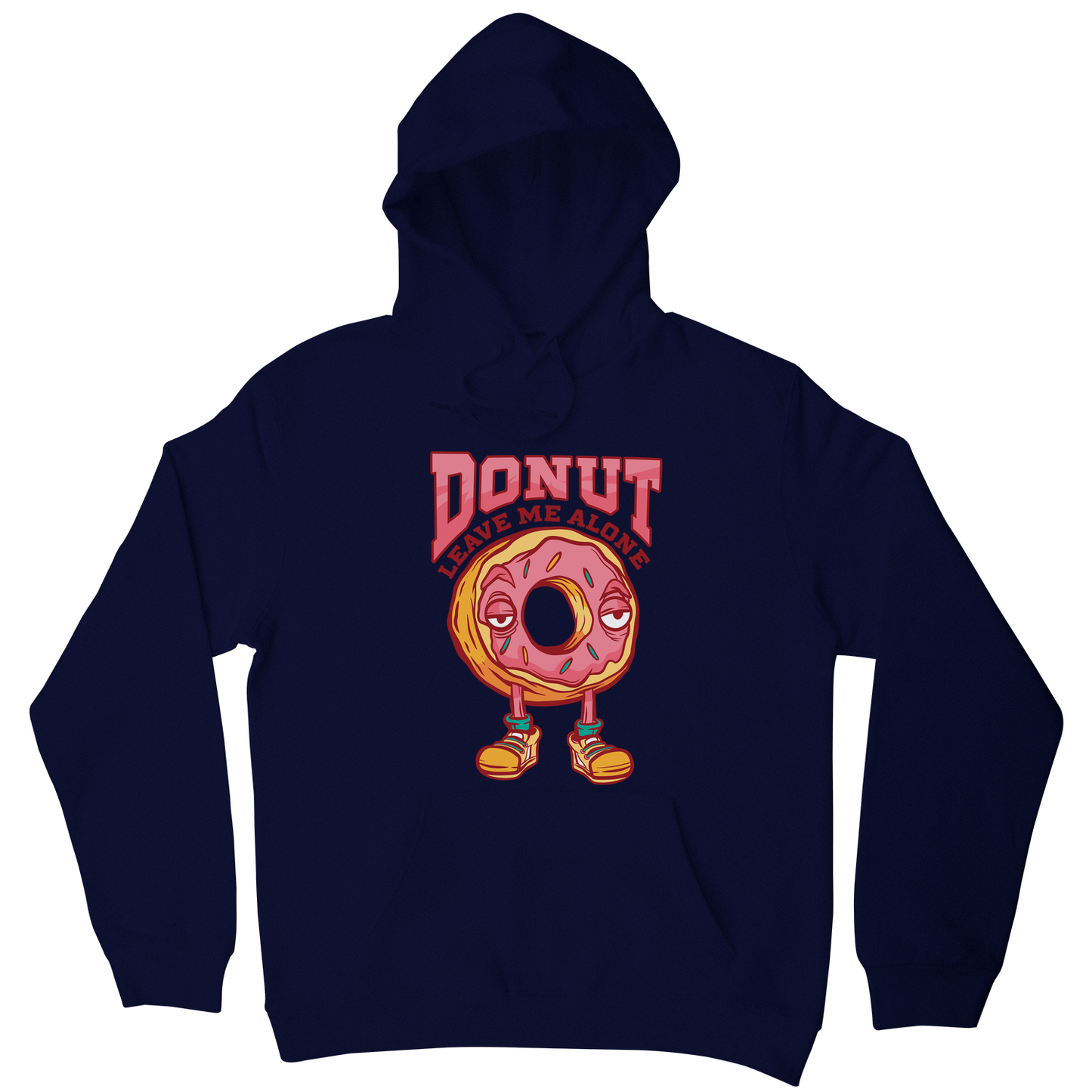 Donut leave me funny food hoodie