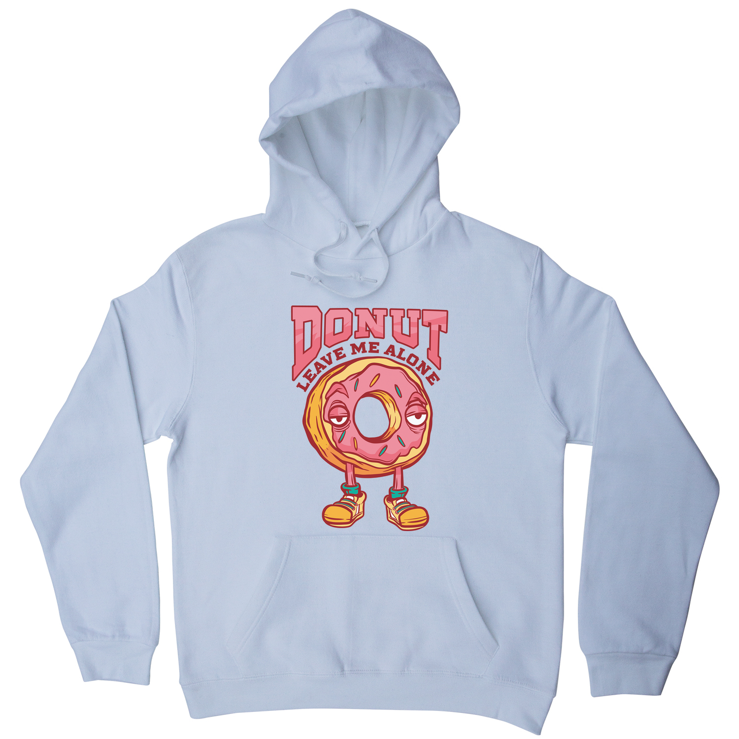 Donut leave me funny food hoodie