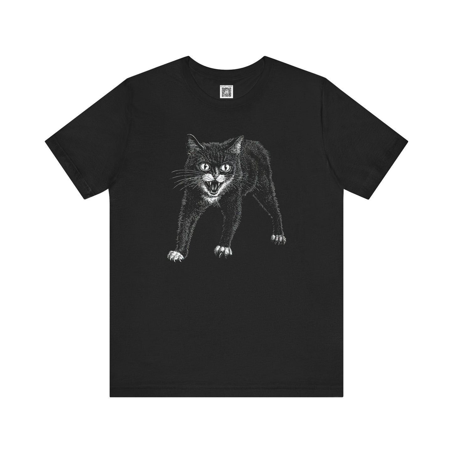 Fierce Cat Graphic Tee Style011
