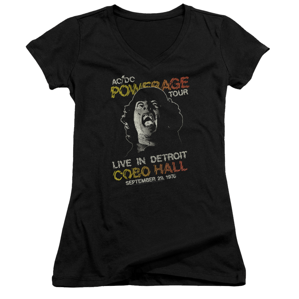 AC/DC Powerage Tour - Juniors V-Neck T-Shirt