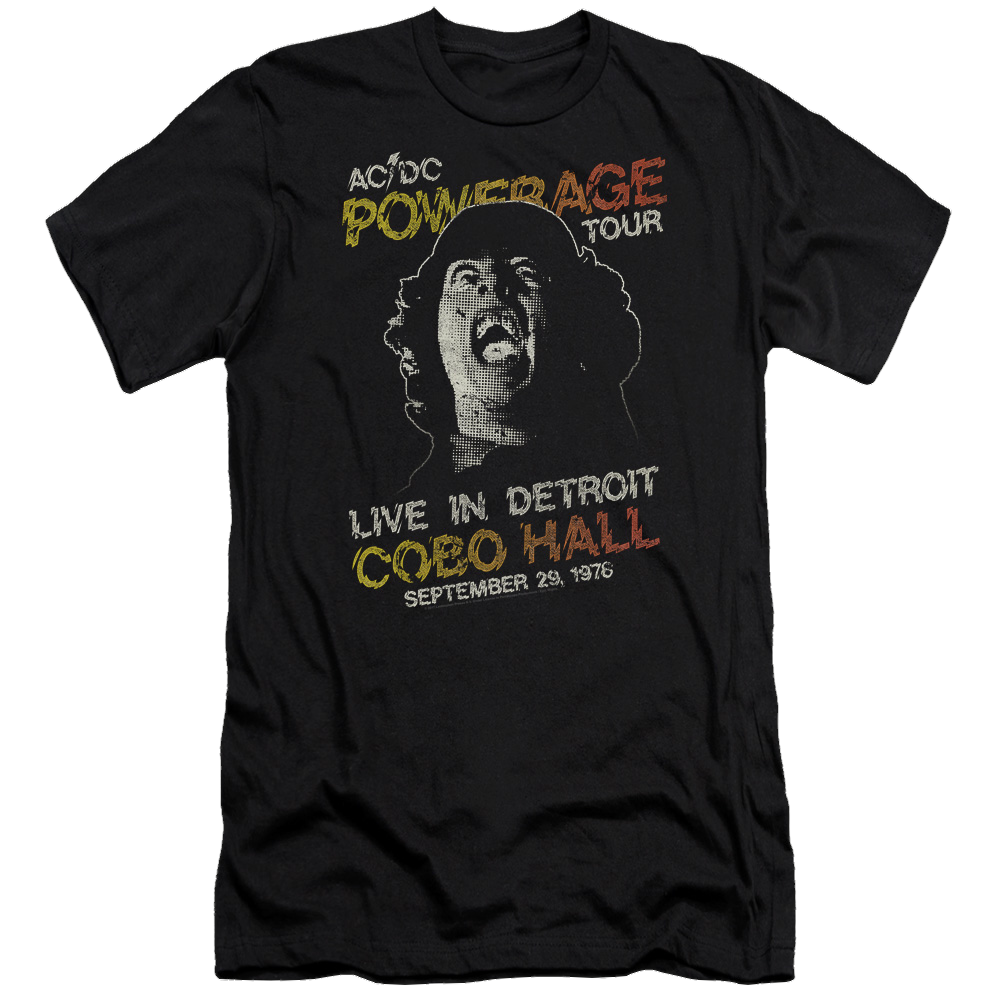AC/DC Powerage Tour - Men's Premium Slim Fit T-Shirt
